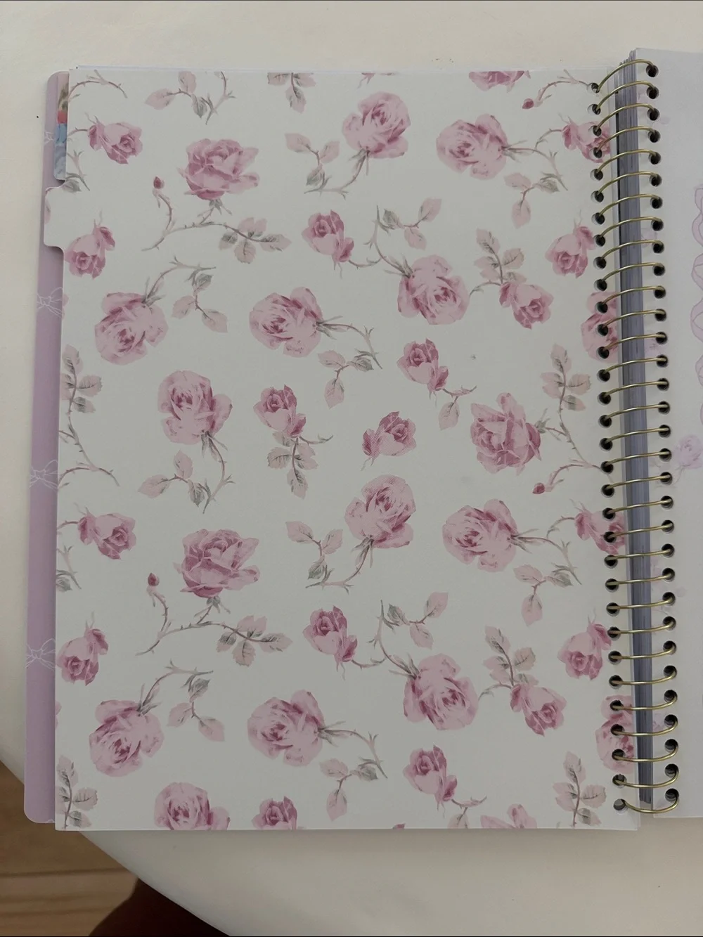 Love shack fancy yoobi Floral Planner 2026-2027 – Blue Weekly/Monthly Organizer
